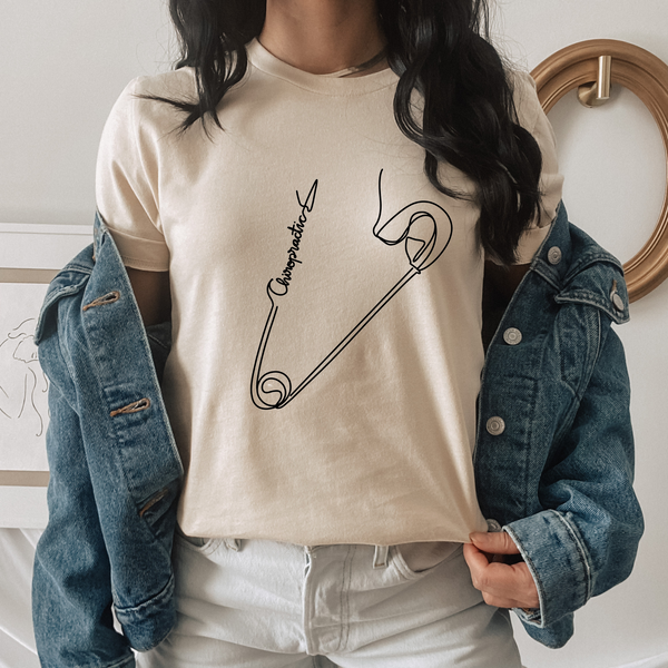 Open Safety Pin T-shirt