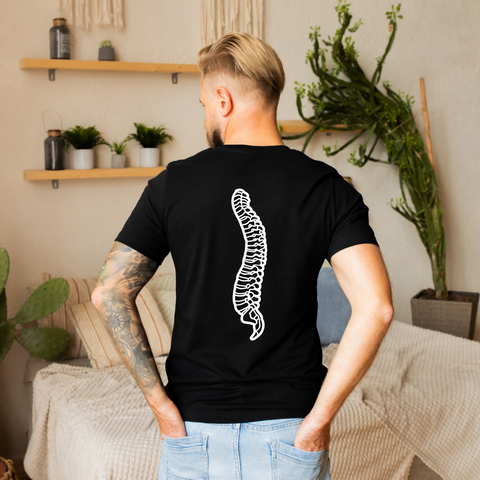 Male Hands and Spine t-shirt