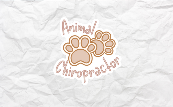 Animal Chiropractor Sticker