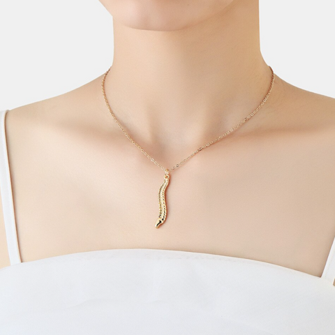 Gold Spine necklace